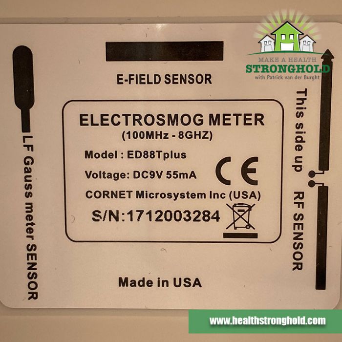 CORNET ED88Tplus Triple Field EMF meter - Image 9