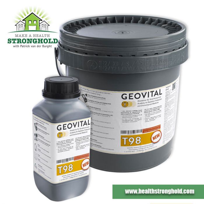 T98 Shielding Paint - Protection from RF radiation and Electricity, up to 66 dB.